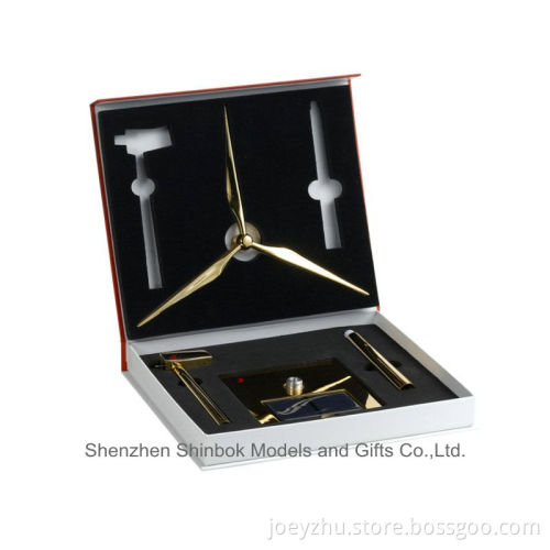 Diecast Zinc alloy and ABS plastic blades Solar Wind Generator Model
